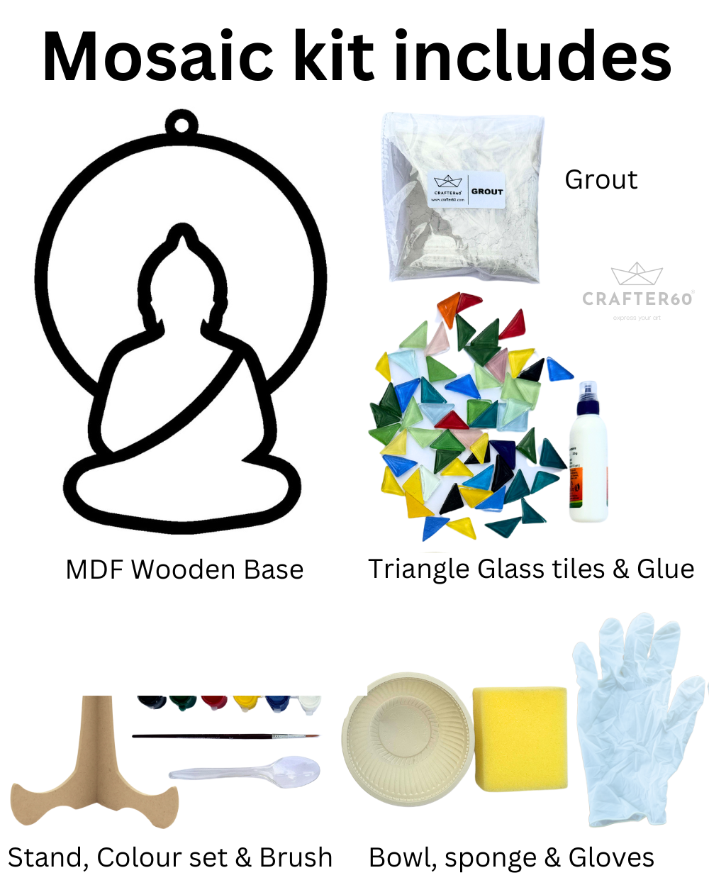 Buddha Mosaic Art Kit