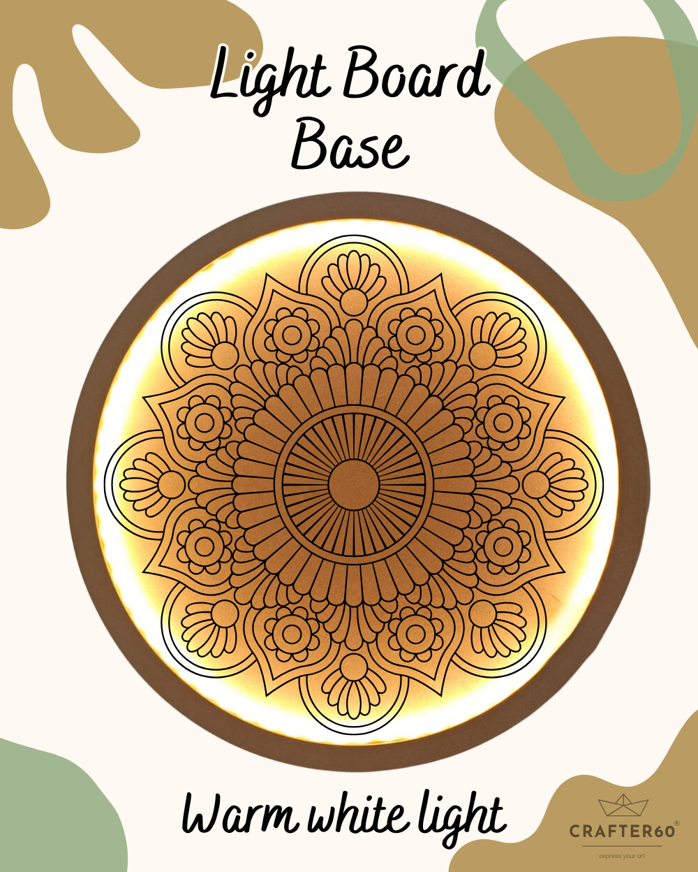 Premarked Mandala-12 Base