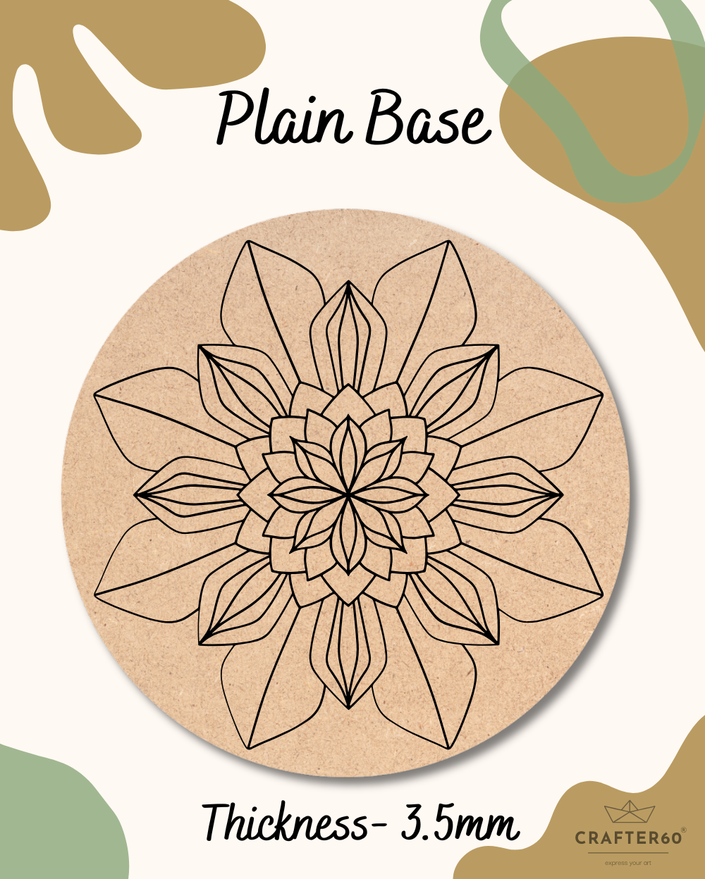 Premarked Mandala-7 Base
