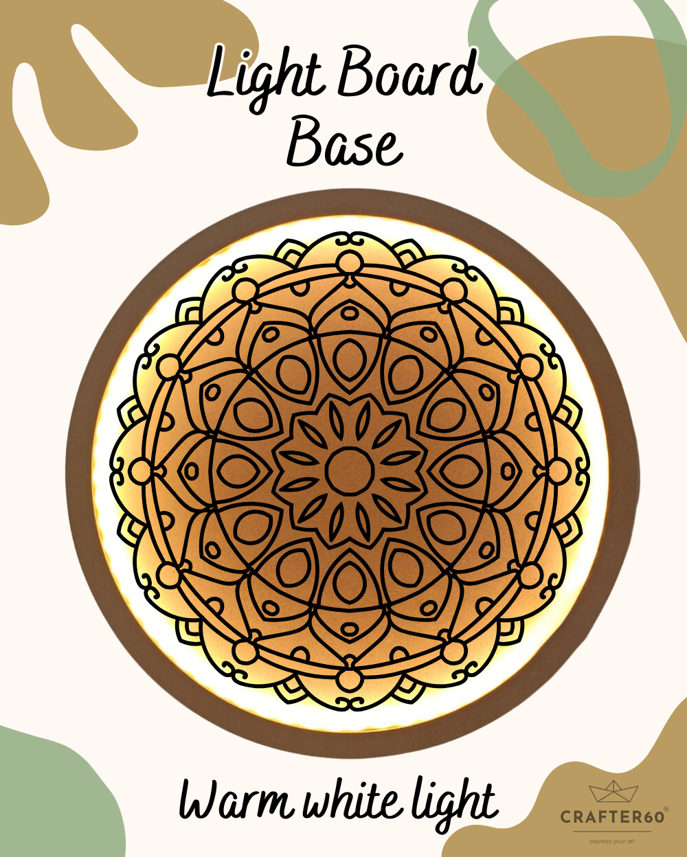 Premarked Mandala-20 Base