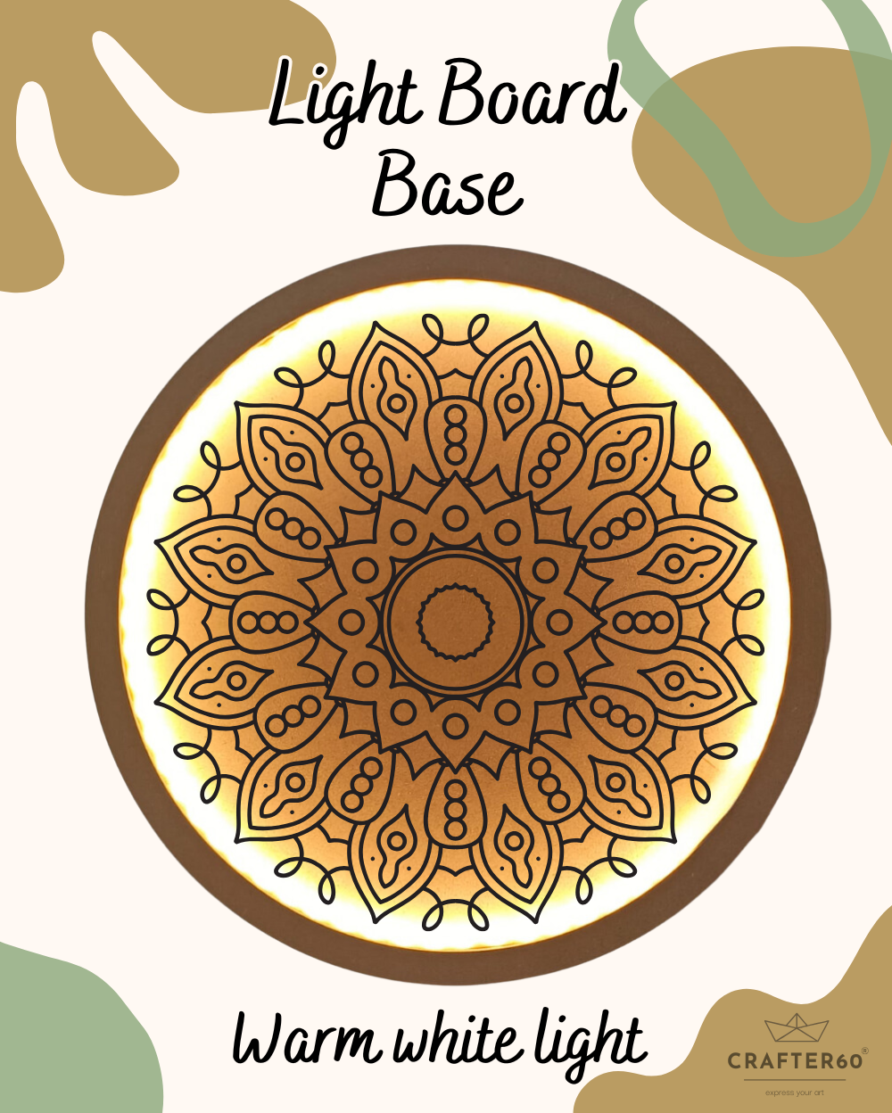 Premarked Mandala-14 Base