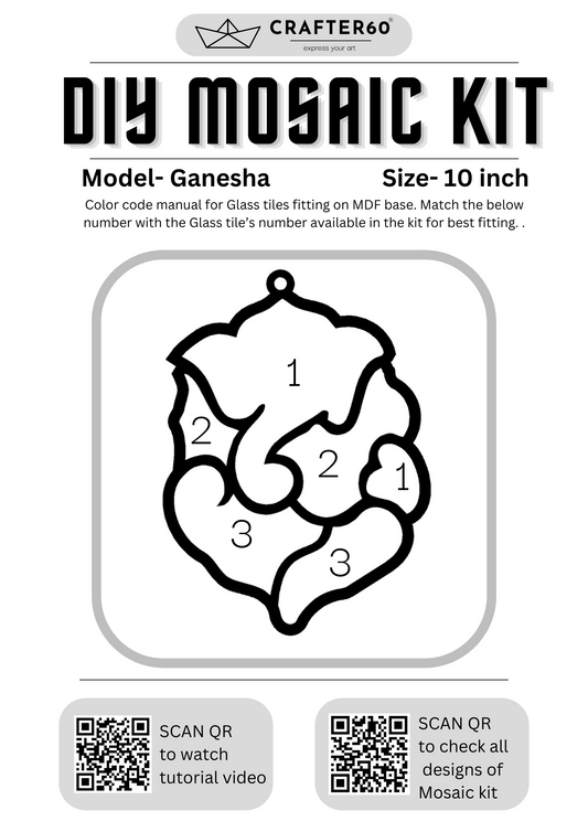 Ganesha Mosaic Art Kit