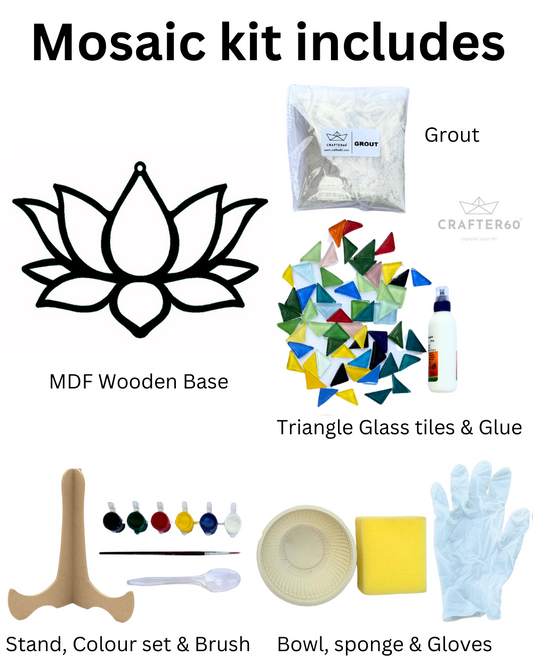 Lotus Mosaic Art Kit