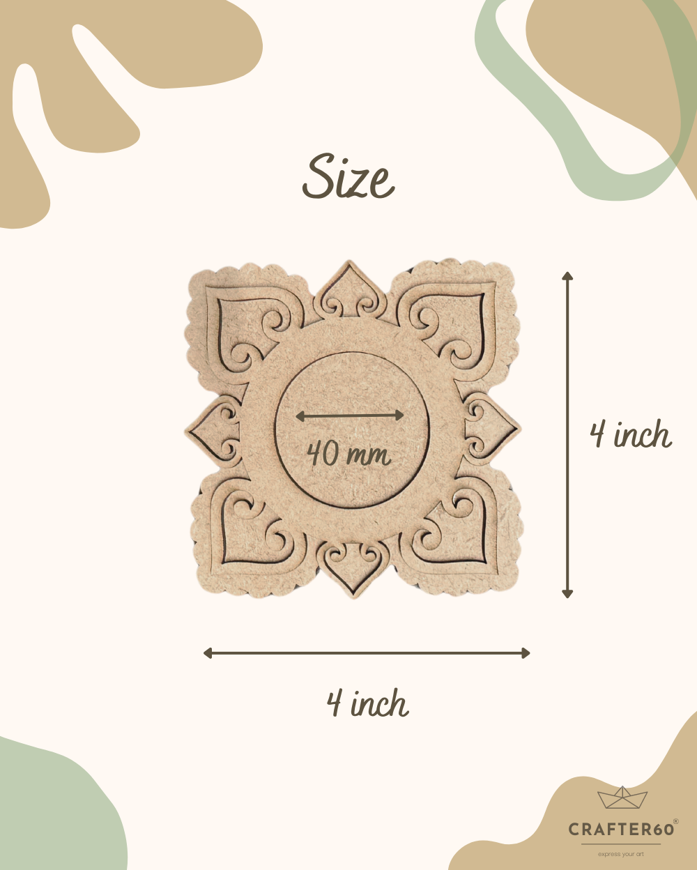 Mandala-3 T-Light Holder