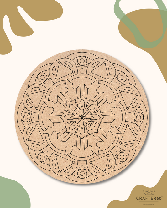 Premarked Mandala-28 Base