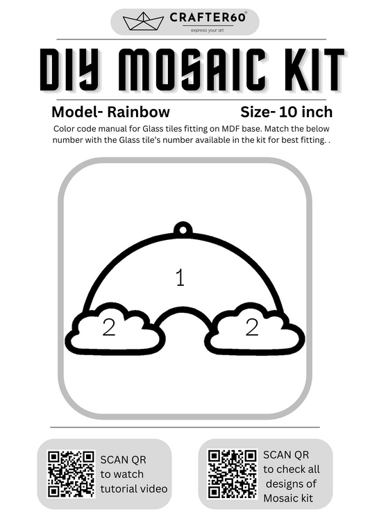 Rainbow Mosaic Art Kit