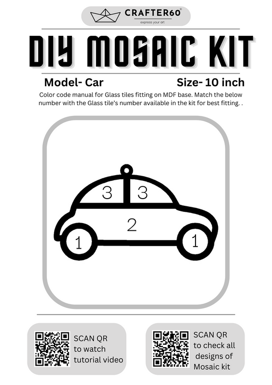 Car Mosaic Art Kit