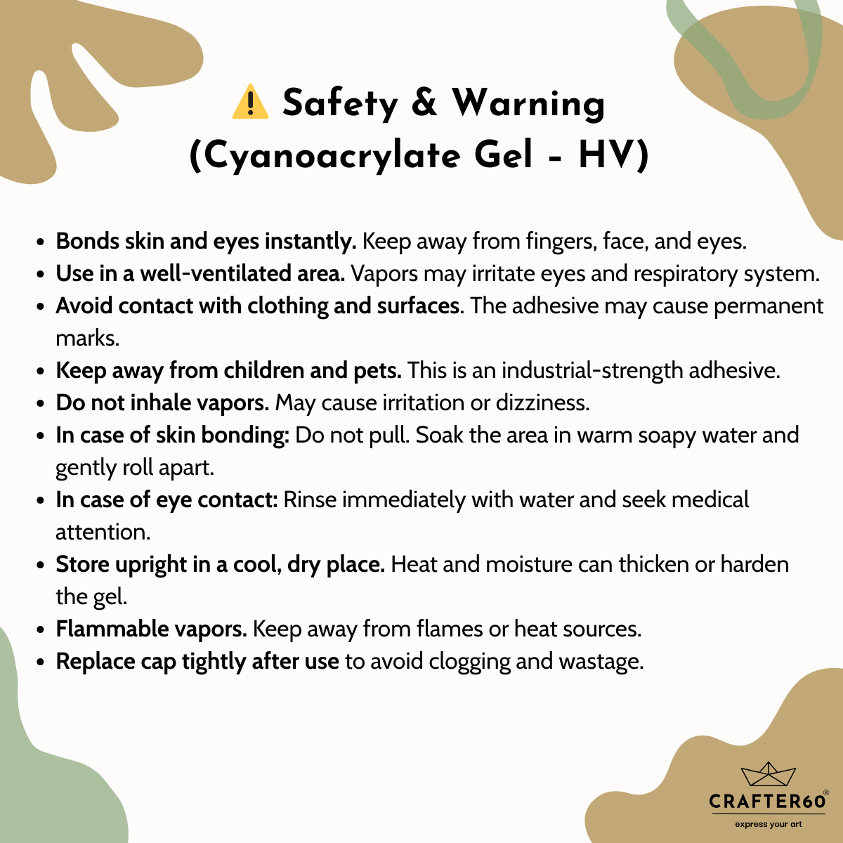 Quick Bond Instant Gel Glue – 50gm