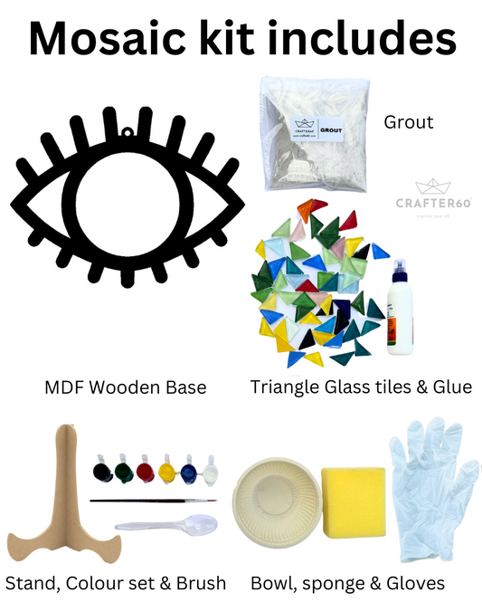 Boho Eye Mosaic Art Kit