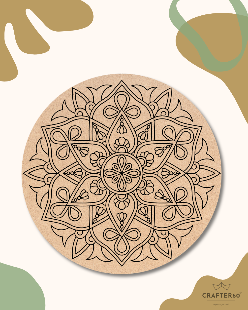 Premarked Mandala-11 Base