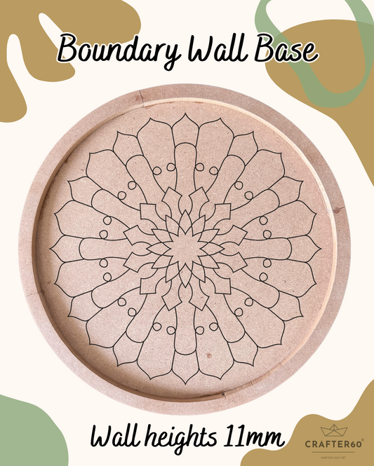 Premarked Mandala-22 Base