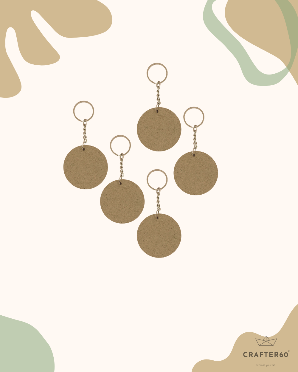 DIY MDF Keychains