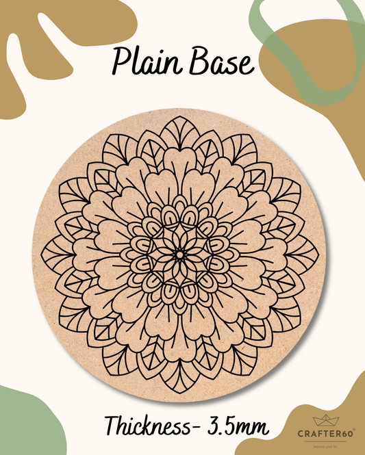 Premarked Mandala-15 Base