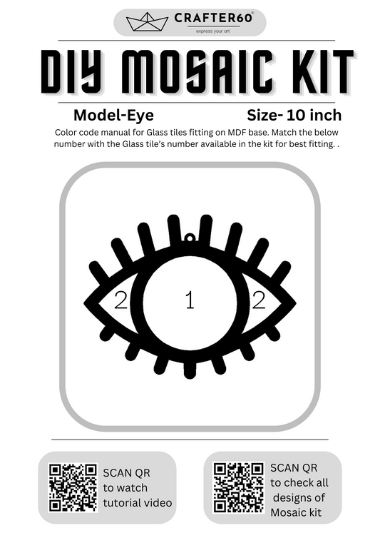 Boho Eye Mosaic Art Kit