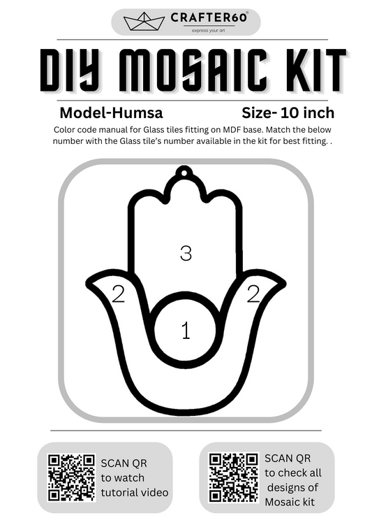 Humsa Mosaic Art Kit