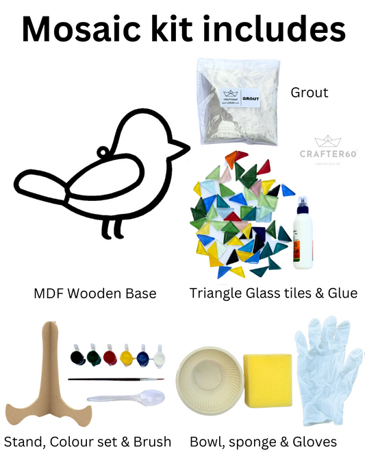 Bird Mosaic Art Kit