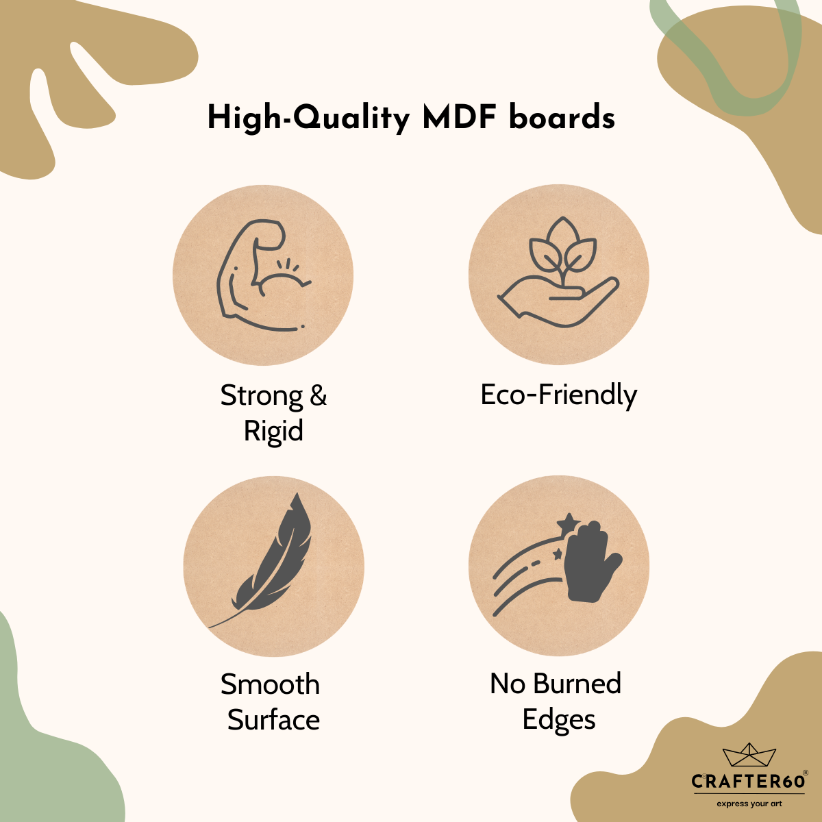 MDF Round Base