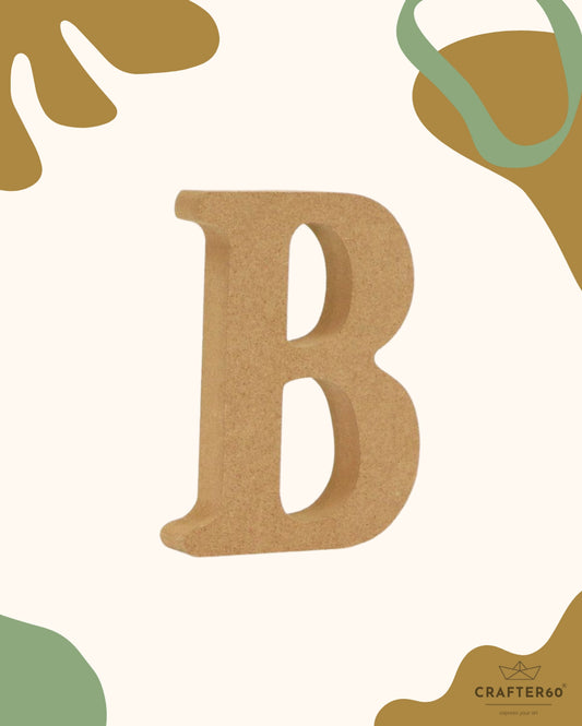 Free Standing Thick Alphabet (4 Inch)