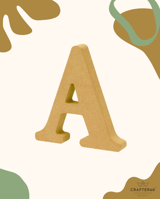 Free Standing Thick Alphabet (4 Inch)