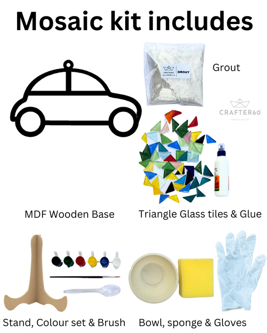 Car Mosaic Art Kit