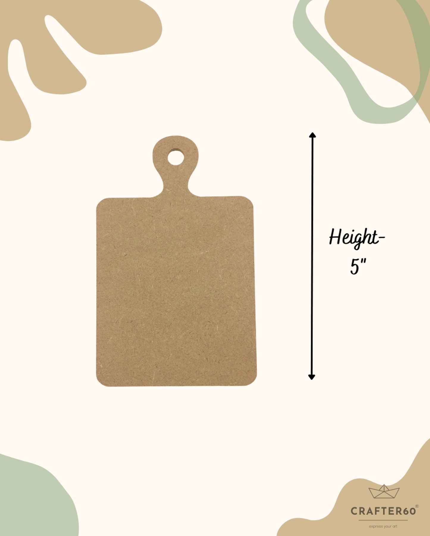 Chopping Board-1 Coasters (6pcs of one set with stand)