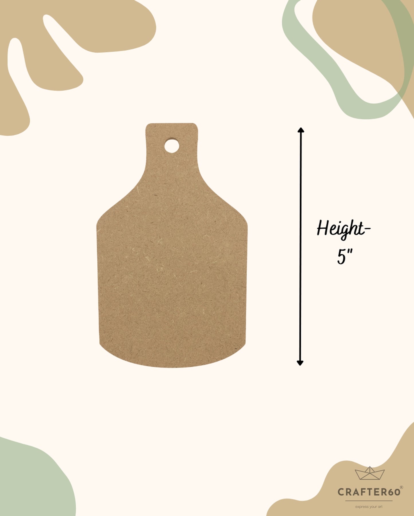 Chopping Board-2 Coasters (6pcs of one set with stand)