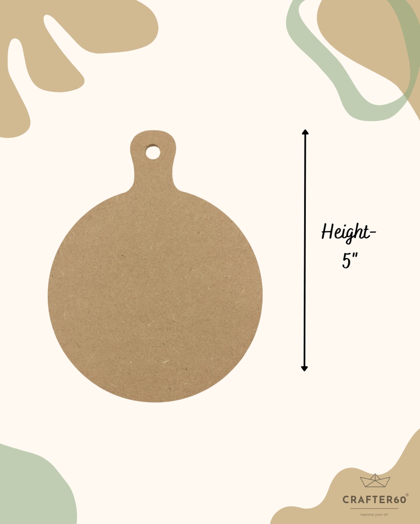 Chopping Board-3 Coasters (6pcs of one set with stand)