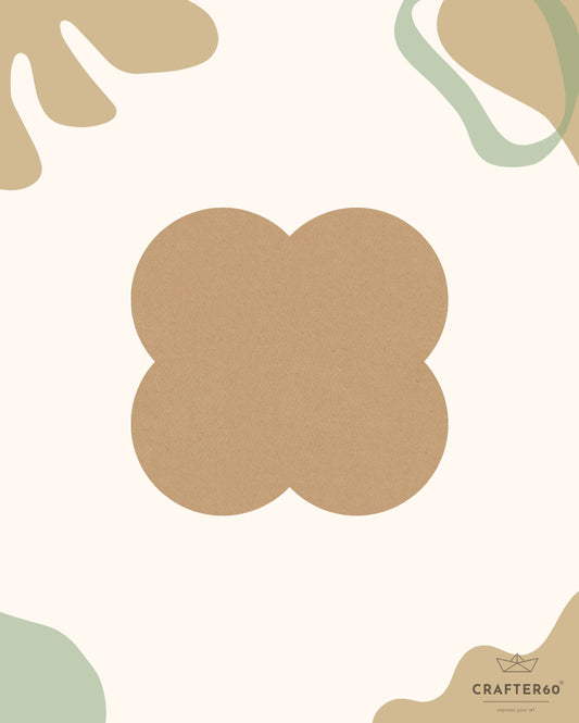 Flower Coasters (6pcs of one set with stand)