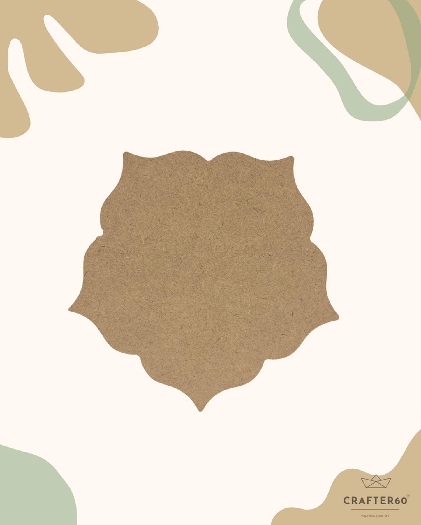 Mandala Coasters (6pcs of one set with stand)