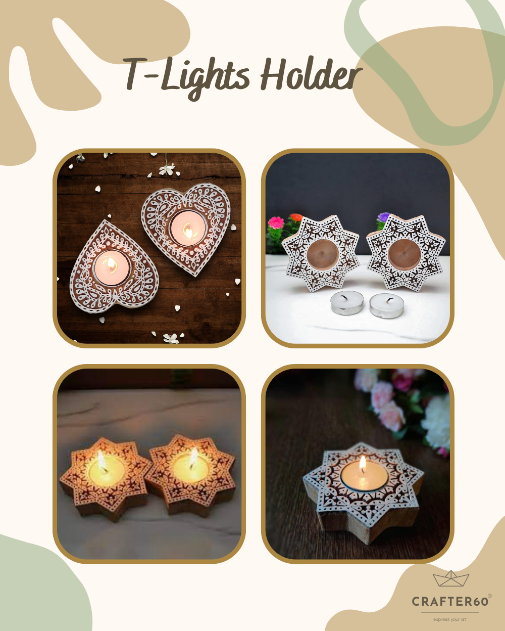 Flower T-Light Holder