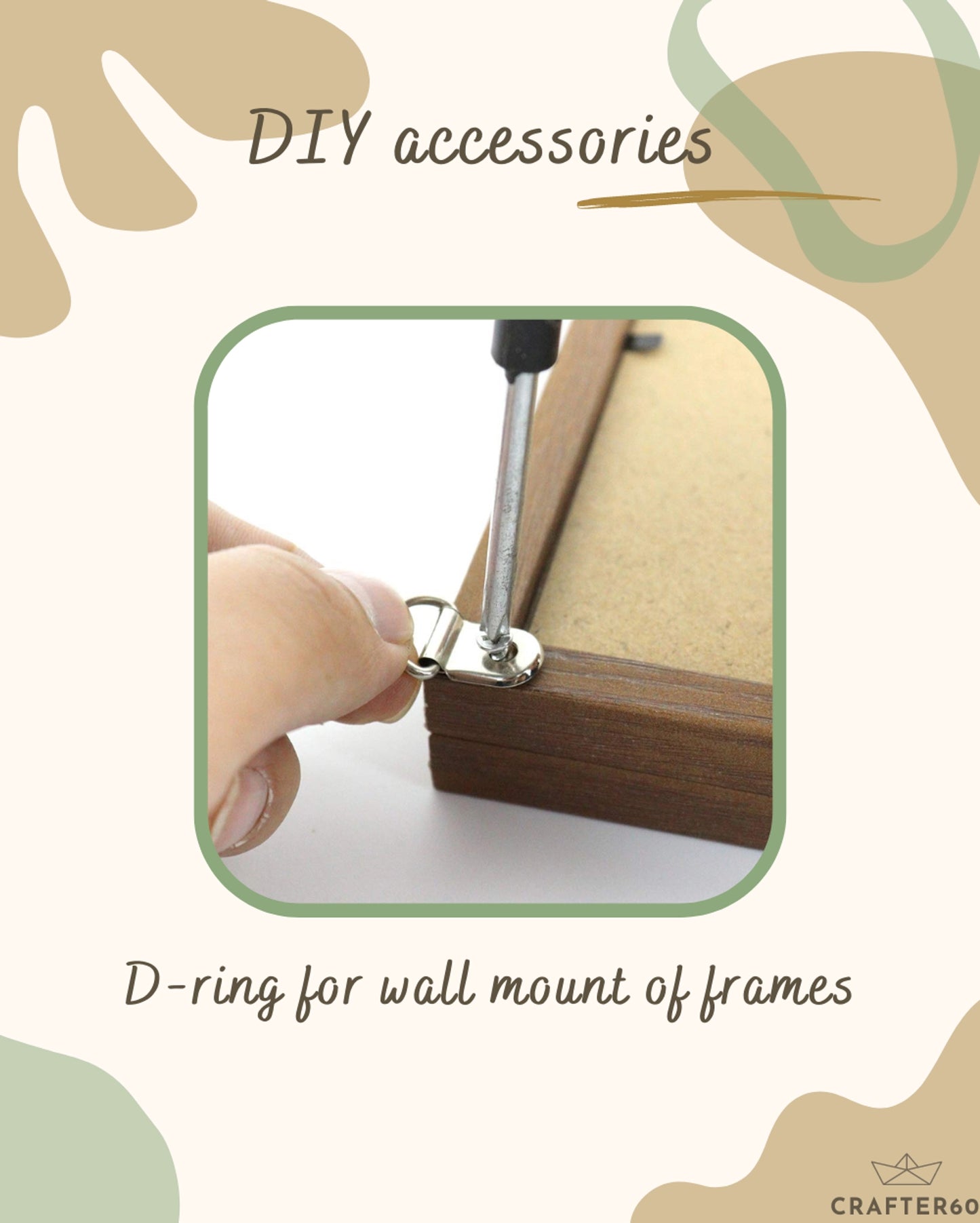 D-Ring For Wall Mount (10 Pcs)