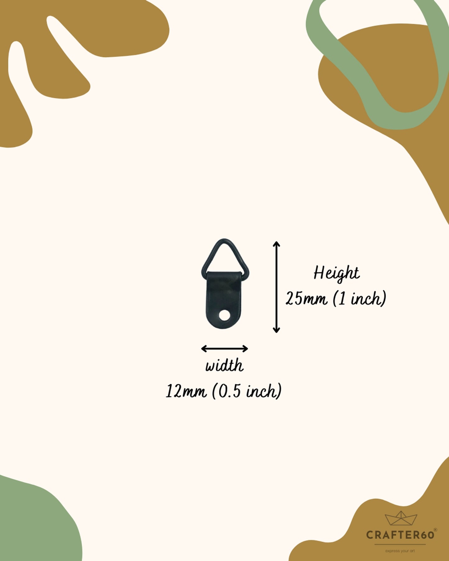 D-Ring For Wall Mount (10 Pcs)