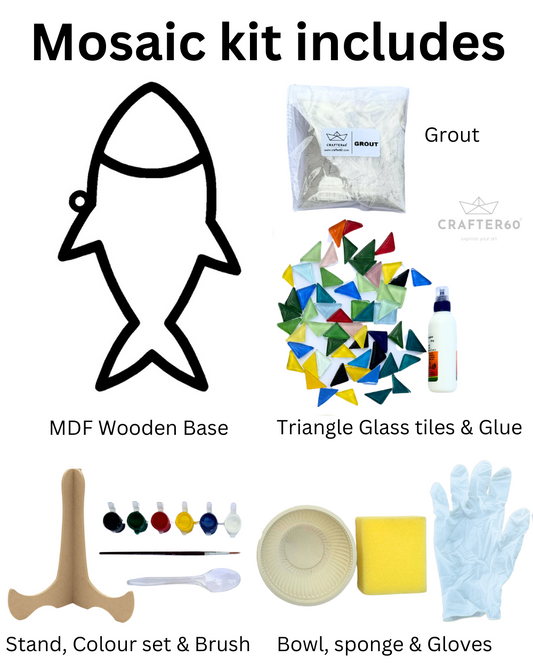 Fish Mosaic Art Kit