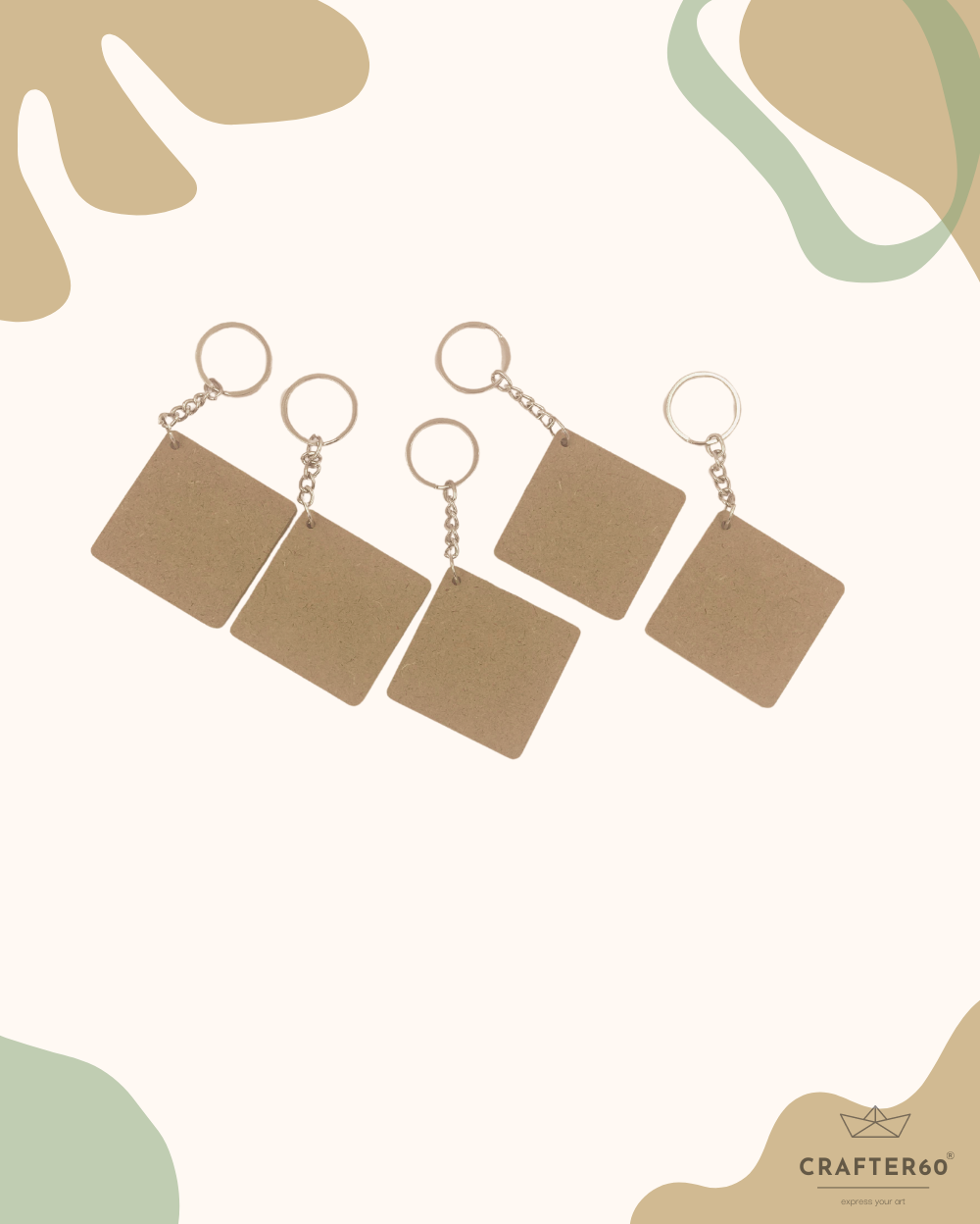 DIY MDF Keychains