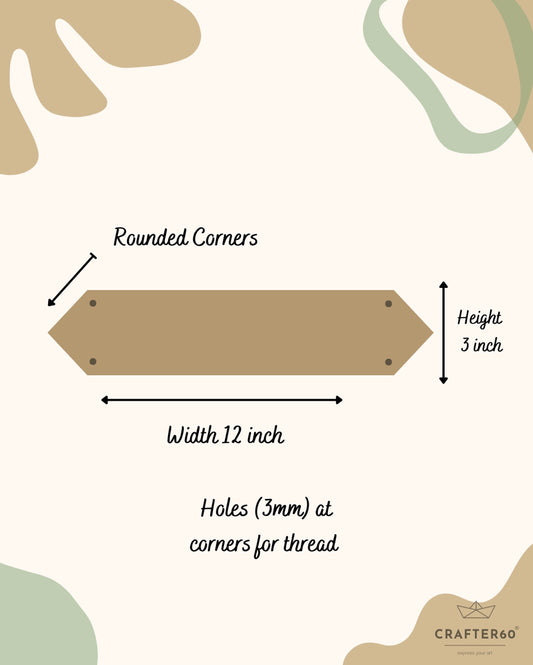 Designer Planks (12X3 Inch) Shape-4