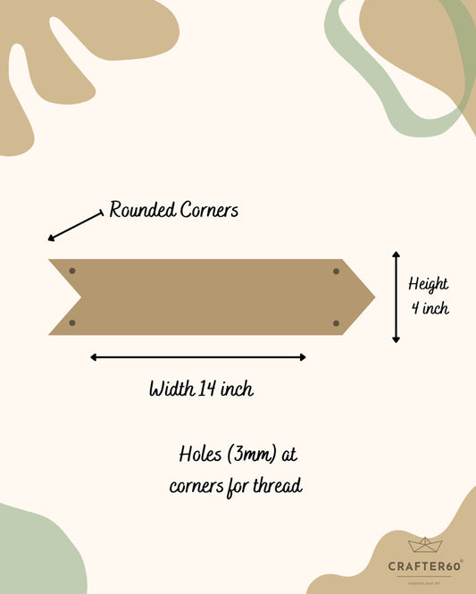 Designer Planks (14X4 Inch) Shape-3