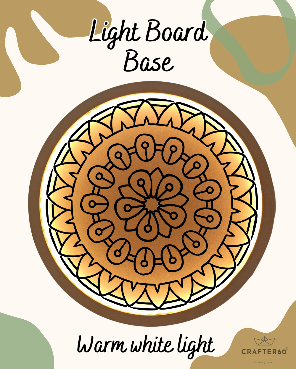 Premarked Mandala-17 Base