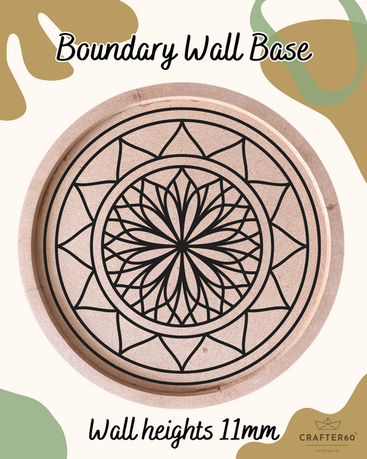 Premarked Mandala-18 Base