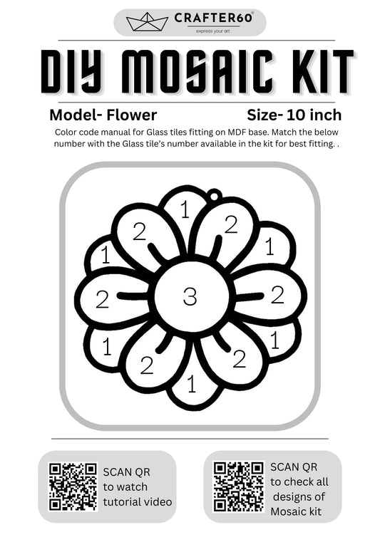 Flower Mosaic Art Kit