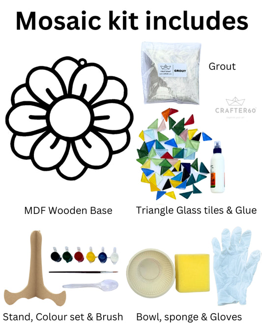 Flower Mosaic Art Kit