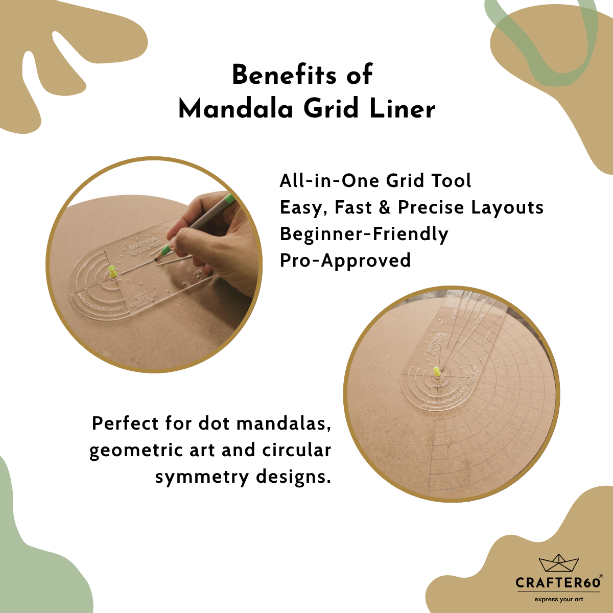 Mandala Grid Liner