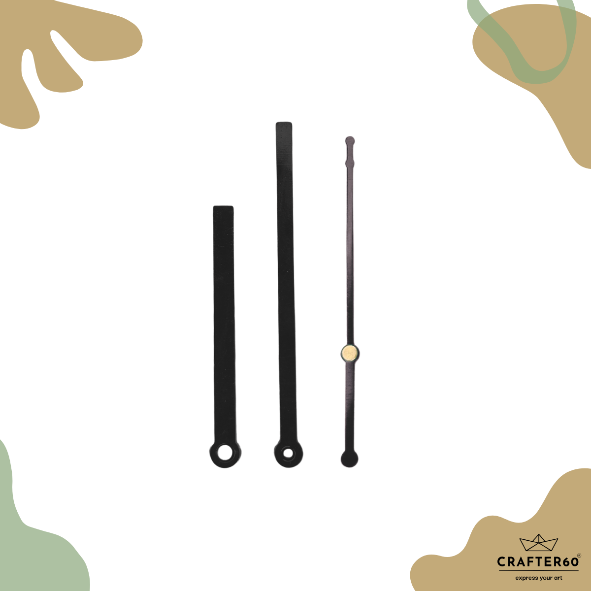 Modern Bar Clock Hand Set