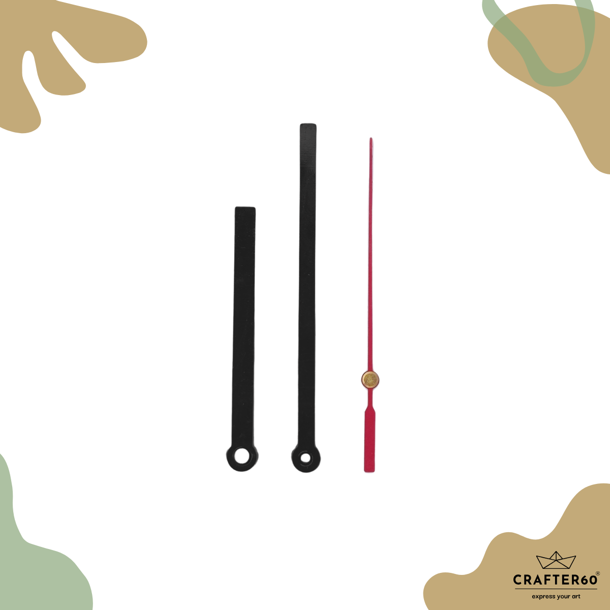 Modern Bar Clock Hand Set