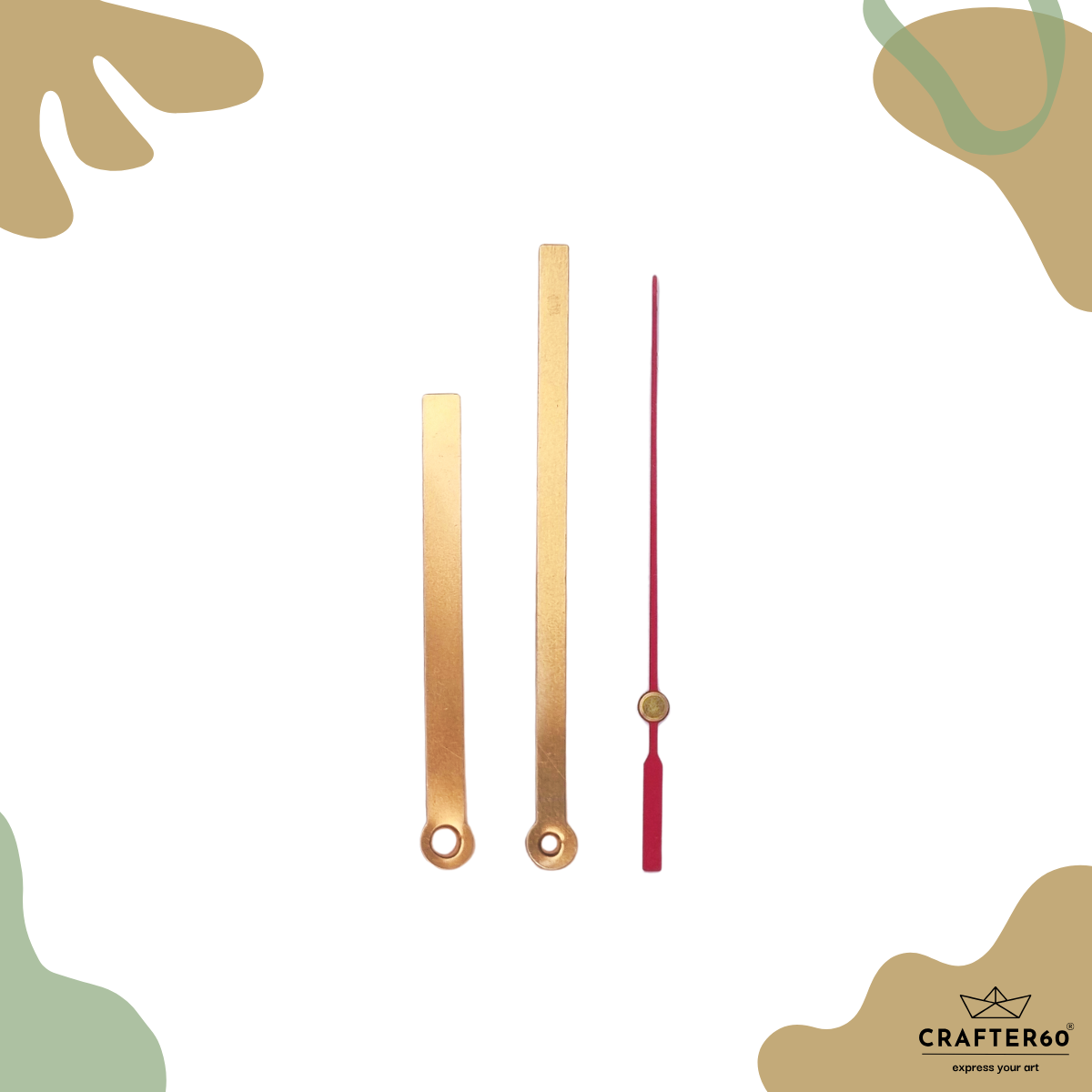 Modern Bar Clock Hand Set