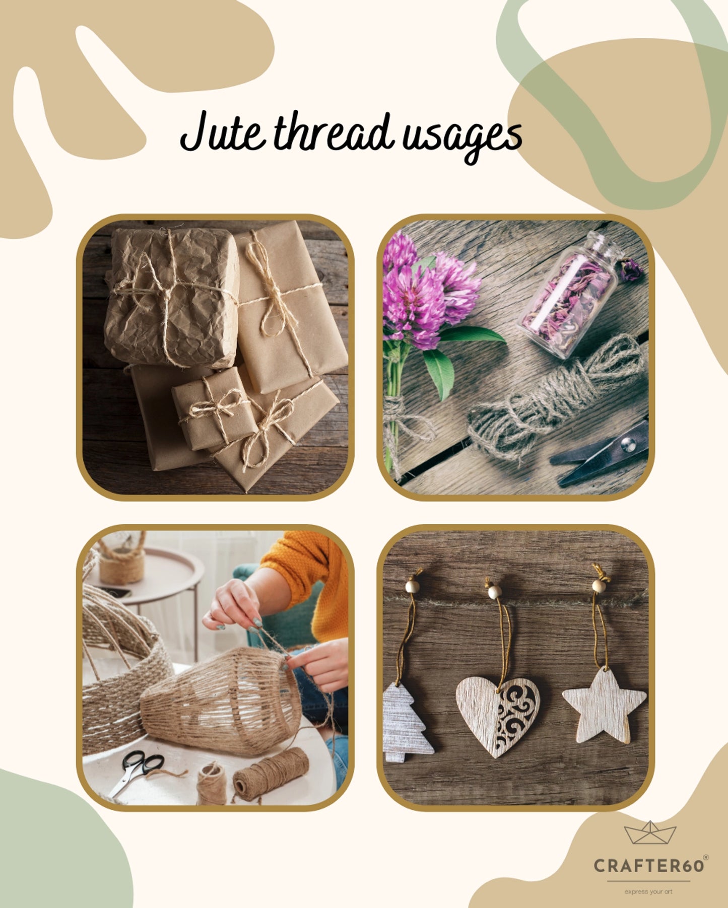 Natural Village Jute Thread-100Gms