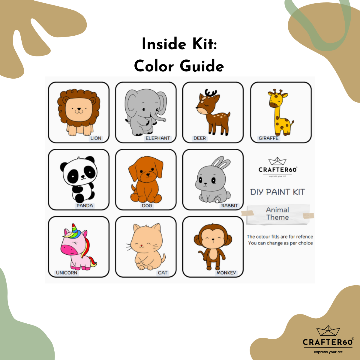 Animal DIY Paint Kit for Kids