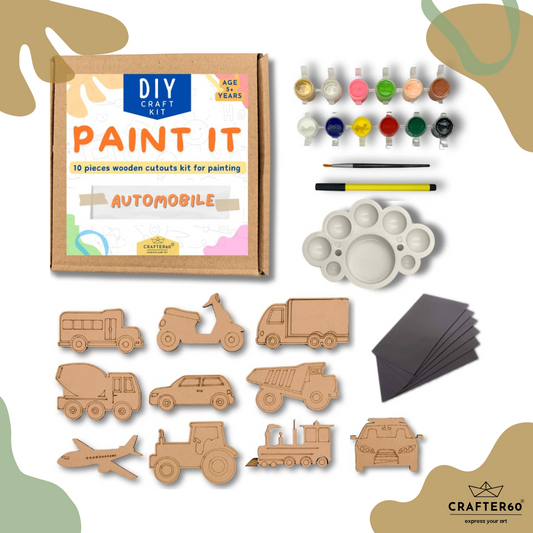Automobiles DIY Paint Kit for Kids