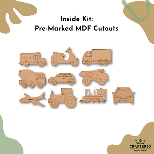 Automobiles DIY Paint Kit for Kids