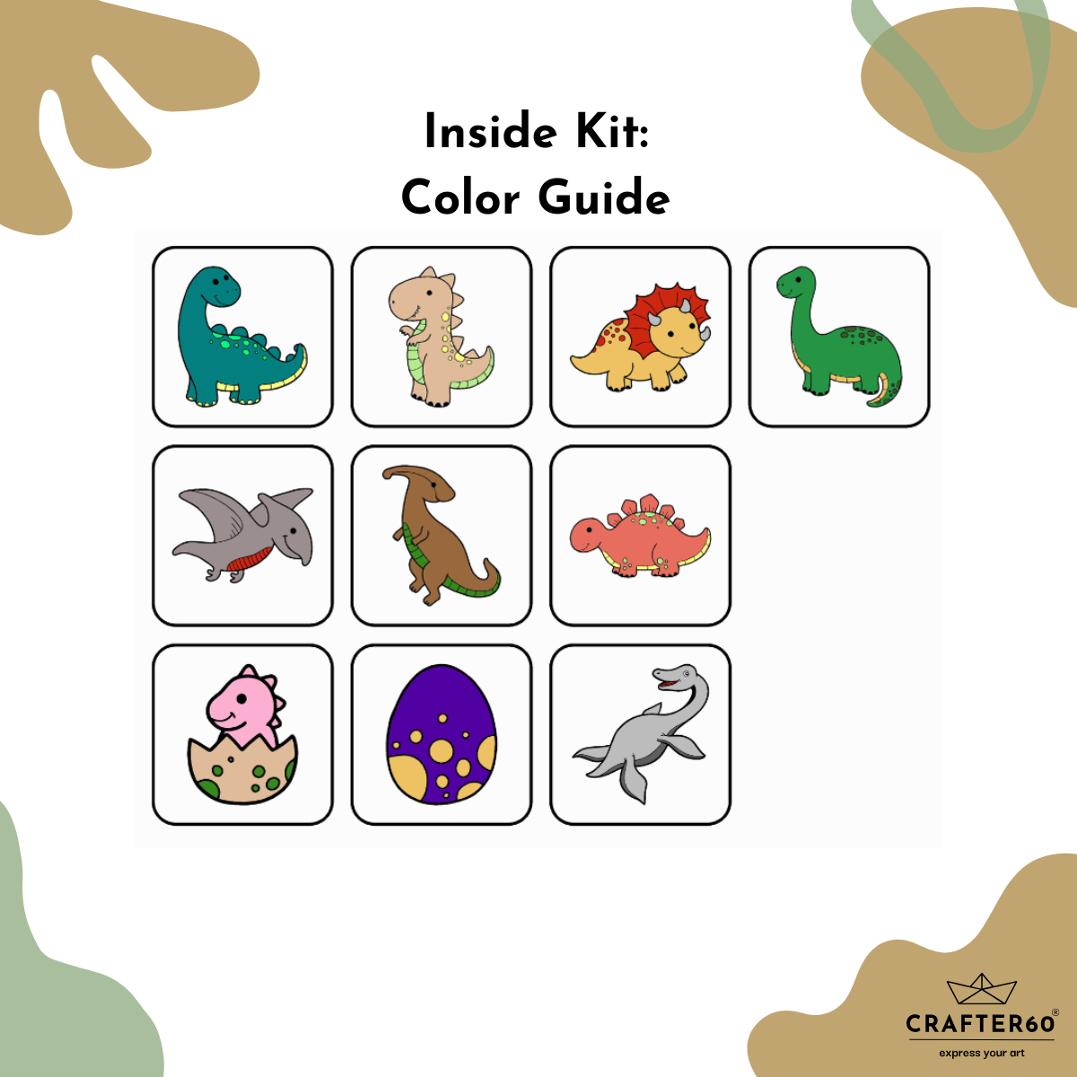 Dinosaur DIY Paint Kit for Kids