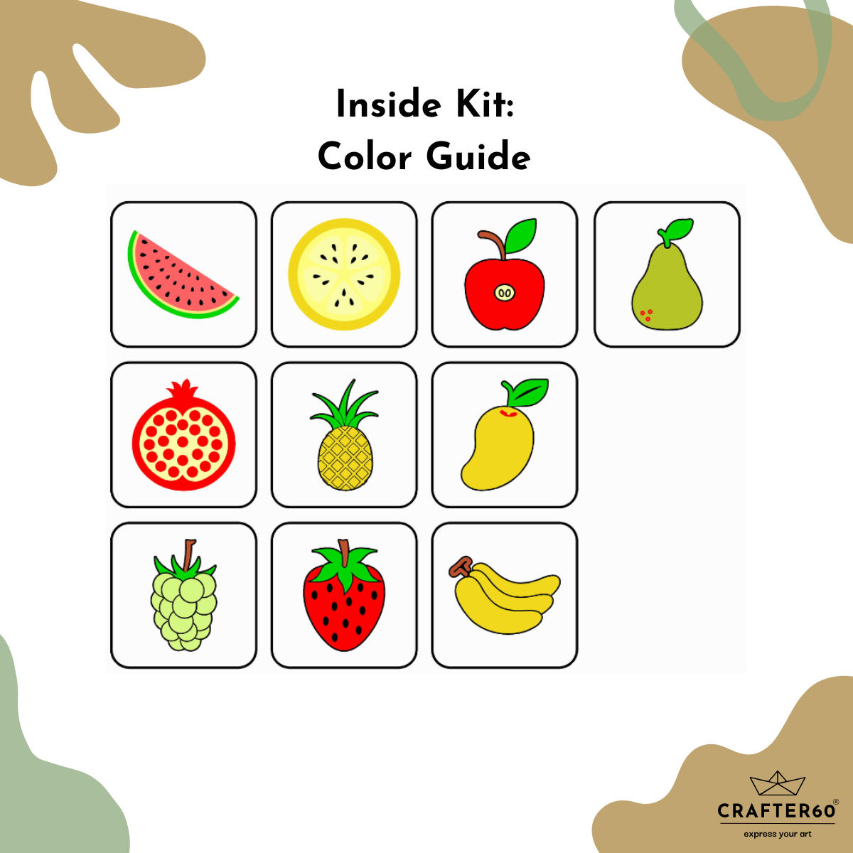 Fruit DIY Paint Kit for Kids